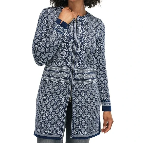 Dale of Norway Ingeborg Women's XS Merino Wool Cardigan Jacket Nordic Winter - Picture 2 of 8